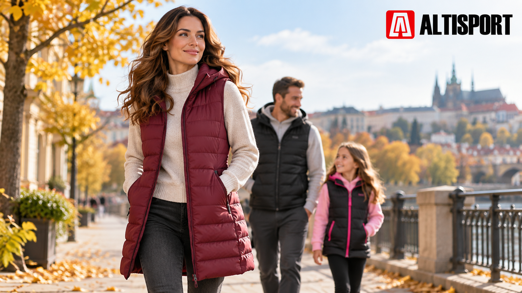 Rodinná inspirace pro podzimní outfity s vestou ALTISPORT