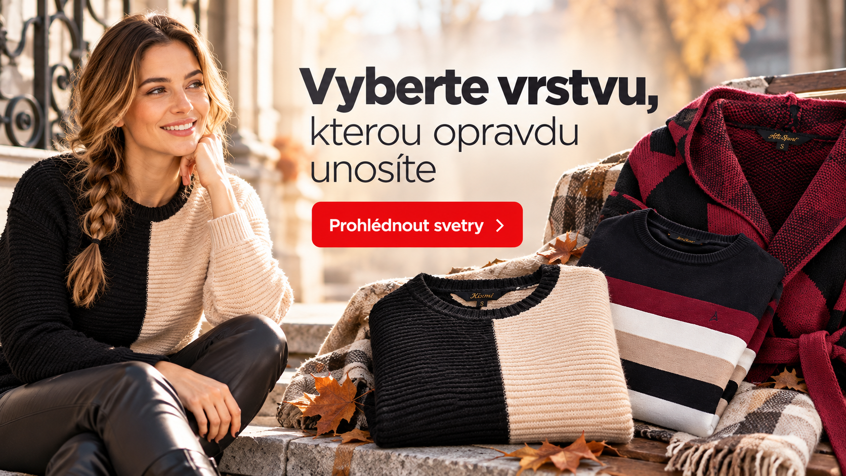 Vyberte vrstvu, kterou opravdu unosíte: prohlédnout svetry