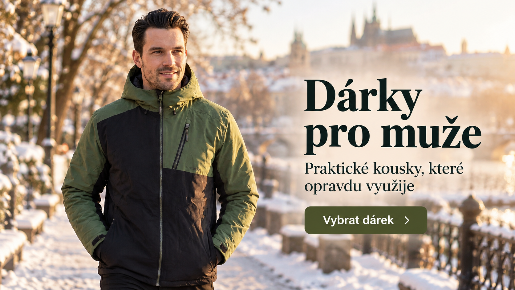 Vánoční dárky pro muže: praktické zimní oblečení