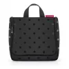 Závěsná taška REISENTHEL Toiletbag GLOSSY DOTS BLACK