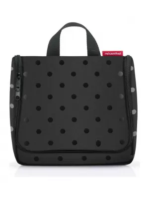 Závěsná taška REISENTHEL Toiletbag GLOSSY DOTS BLACK