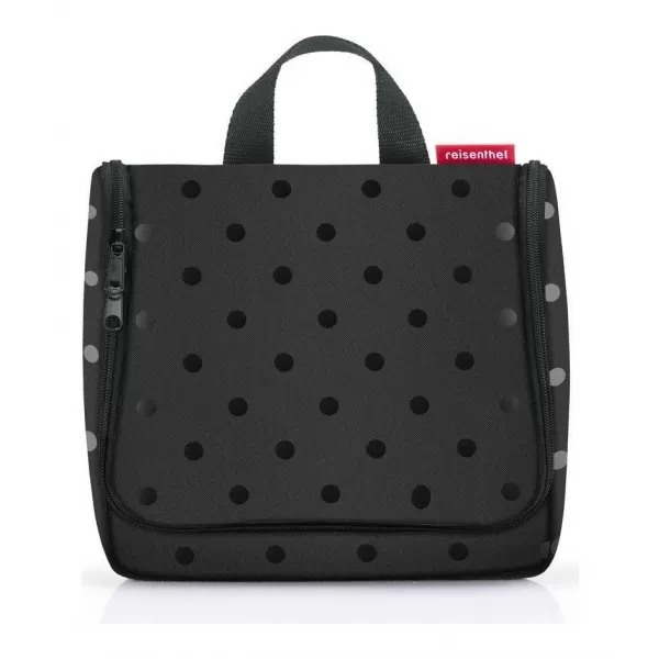  Závěsná taška REISENTHEL Toiletbag GLOSSY DOTS BLACK 