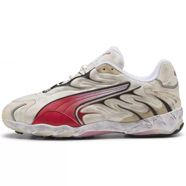  Pánské boty PUMA INHALE DISTRESSED 40453202 ALPINE SNOW/FOR ALL TIME RED 