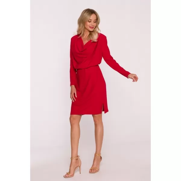  Dámské šaty STYLOVE S428 RED 