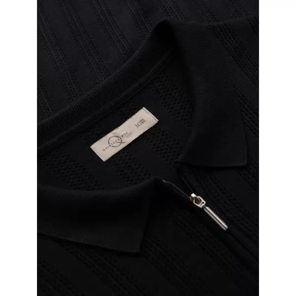  Pánské polo triko OMBRE OM-POSS-0158 BLACK 
