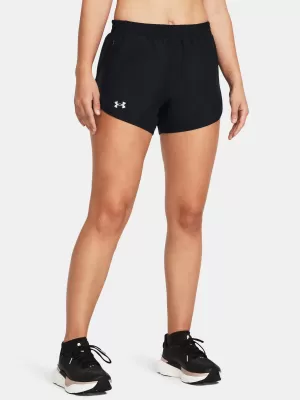 Dámské kraťasy UNDER ARMOUR UA FLY BY 3'' SHORTS 1382438-001 ČERNÁ