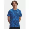 Pánské triko UNDER ARMOUR UA LAUNCH PRINTED SS modrá