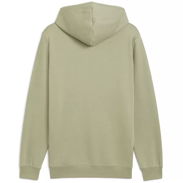  Pánská mikina PUMA ESS NO  1 LOGO HOODIE FL (S) 68257182 LUX ARMY 