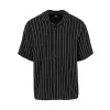 Pánská košile URBAN CLASSICS TB7342 BLACK/OFFWHITE