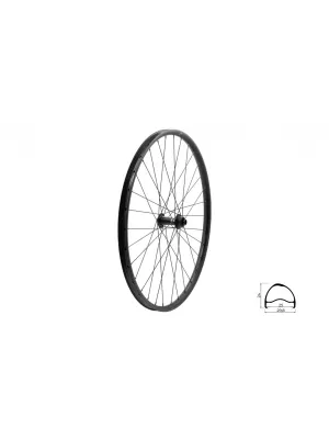 Zateplené kolo přední KLS SEGADOR 25 SL DSC F, 27,5, BLACK