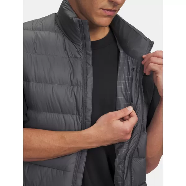  Pánská vesta UNDER ARMOUR LEGEND DOWN VEST 1385838-025 ŠEDÁ 
