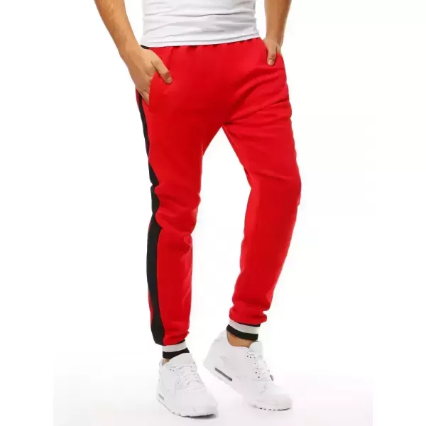  Pánské tepláky DSTREET ČERVENÁ 
