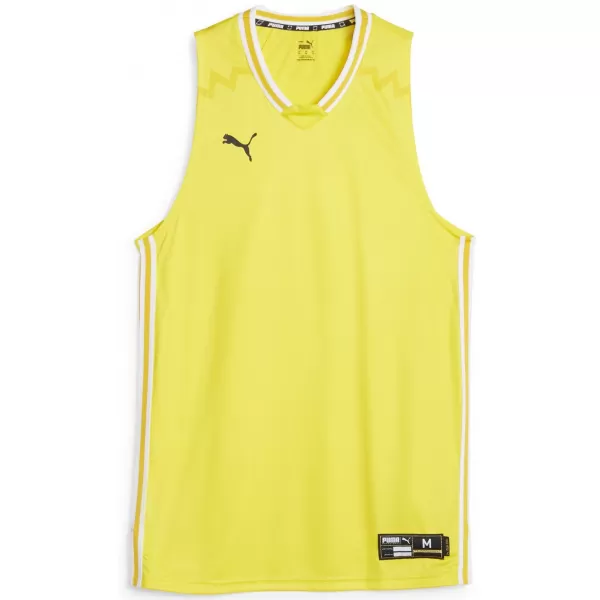  Pánské tílko PUMA HOOPS TEAM GAME JERSEY 67662805 CYBER YELLOW 