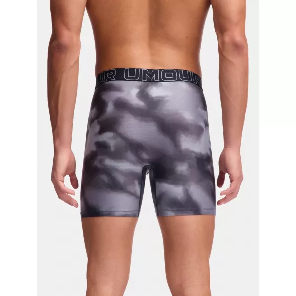  Pánské boxerky UNDER ARMOUR M UA PERF TECH MESH (3KS) 1383885-024 TITAN GRAY 