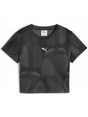 Dámské triko PUMA DARE TO AOP BABY TEE 63214501 PUMA BLACK
