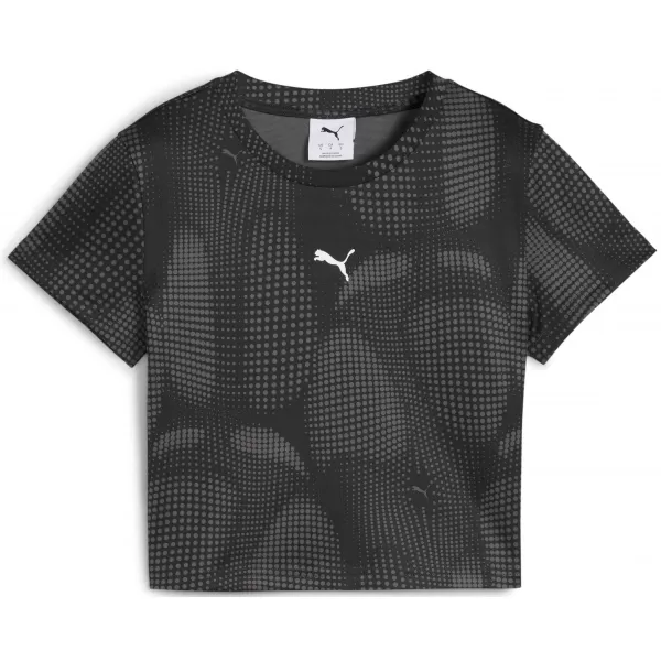  Dámské triko PUMA DARE TO AOP BABY TEE 63214501 PUMA BLACK 