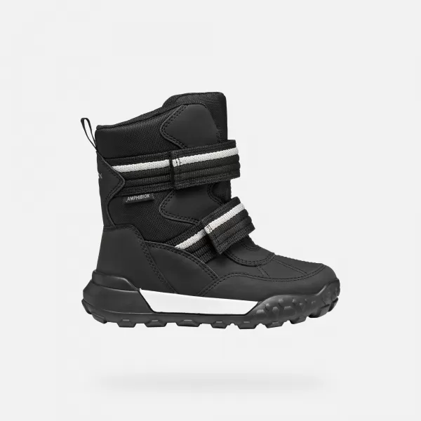  Chlapecké kotníkové boty GEOX TREKKYUP ABX J56MBB050FUC9999 ČERNÁ 