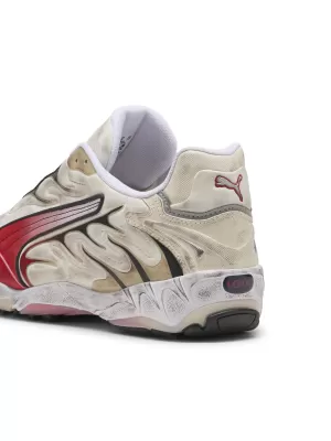Pánské boty PUMA INHALE DISTRESSED 40453202 ALPINE SNOW/FOR ALL TIME RED