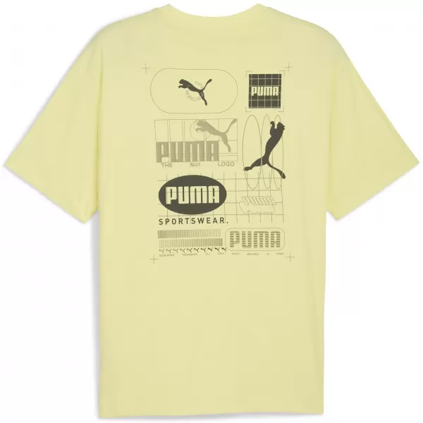  Pánské triko PUMA GRAPHIC GRID TEE 68803935 GOLD MOON 