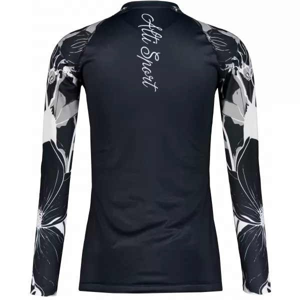  Dámské funkční triko s dlouhým rukávem premium ALTISPORT VOJ/ALW114TR03 ČERNÁ 