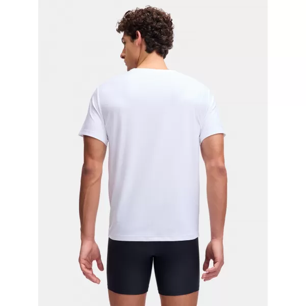  Pánské triko UNDER ARMOUR M UA PERF TECH MESH CREW NECK-2PK 6007625-100 WHITE 