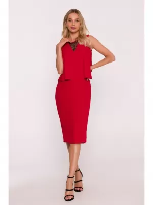 Dámské šaty STYLOVE S422 RED