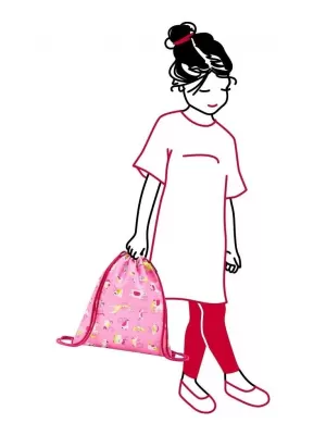Sportovní vak REISENTHEL MYSAC KIDS ABC FRIENDS PINK