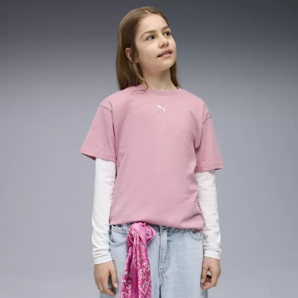  Dětské triko PUMA ESS BOXY TEE G 68513165 POISED PINK 