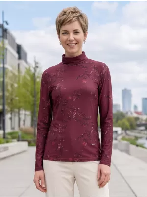 Dámské triko ALTISPORT GERDA VÍNOVÁ
