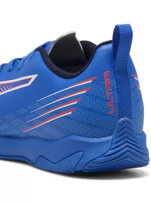 Dětské boty PUMA ULTRA 6 PLAY IT JR 10853801 ULTRA BLUE/WHITE/GLOWING RED