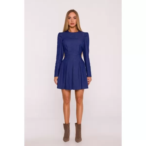  Dámské šaty MOE M884 BLUE 