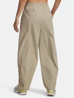 Dámské sportovní kalhoty UNDER ARMOUR UA UNSTOPPABLE WVN PLEAT PT 6007027-299 HNĚDÁ
