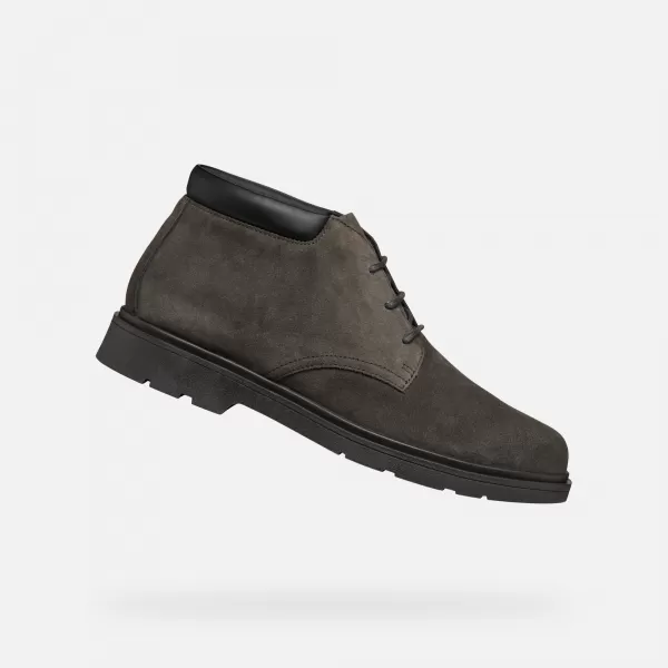  Pánské boty GEOX SPHERICA EC1 G006529 TMAVĚ ŠEDÁ 
