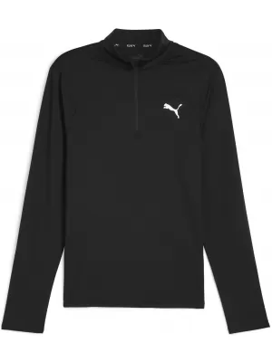 Sportovní triko PUMA RUN CLOUDSPUN 1/4 ZIP 52499201 PUMA BLACK