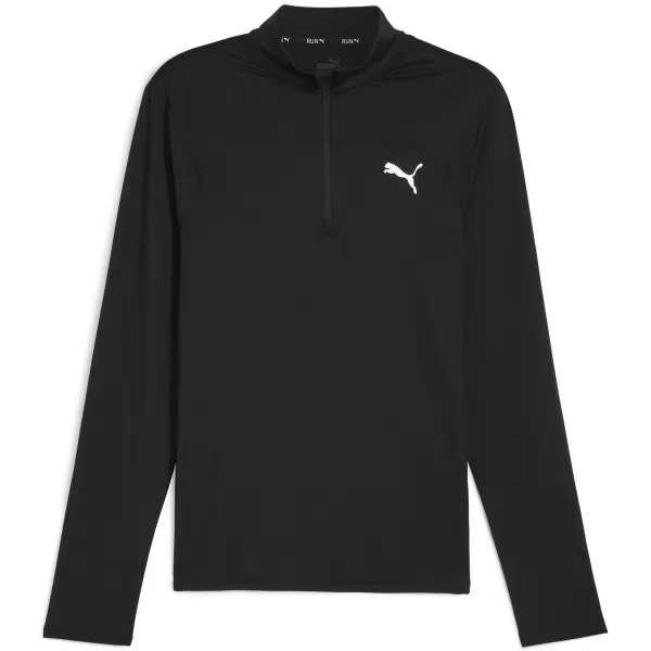  Sportovní triko PUMA RUN CLOUDSPUN 1/4 ZIP 52499201 PUMA BLACK 