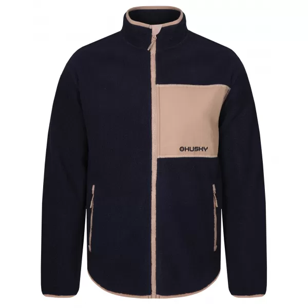  Pánská mikina HUSKY ADDY ZIP M DARK BLUE 