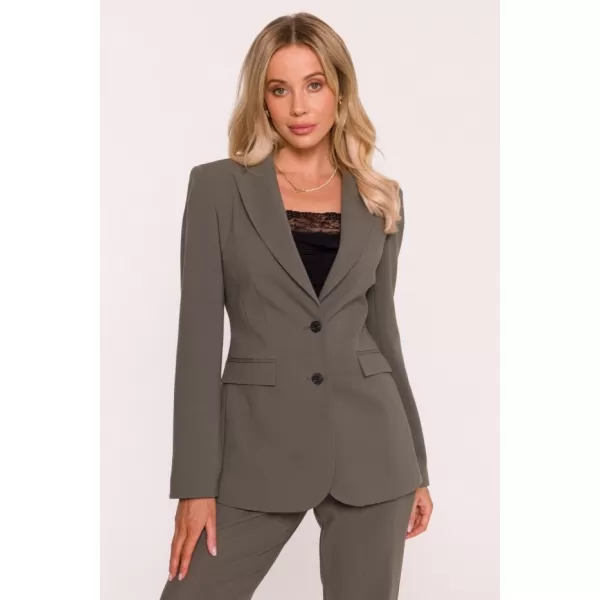  Dámské sako STYLOVE S417 KHAKI 