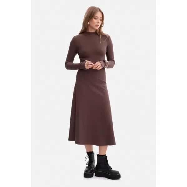  Dámské šaty BEWEAR B299 BROWN 