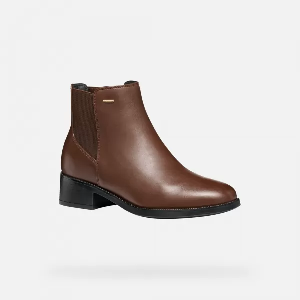  Dámské boty GEOX CAMEXIA NP ABX G009579 HNĚDÁ 