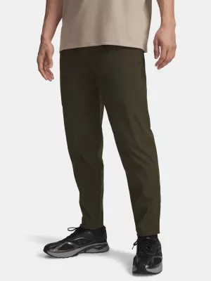 Pánské sportovní kalhoty UNDER ARMOUR UA UNSTPBLE WOVEN TX TAPER 6003865-308 ZELENÁ