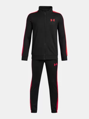 Chlapecké souprava UNDER ARMOUR UA RIVAL KNIT TRACK SUIT 1363290-006 ČERNÁ