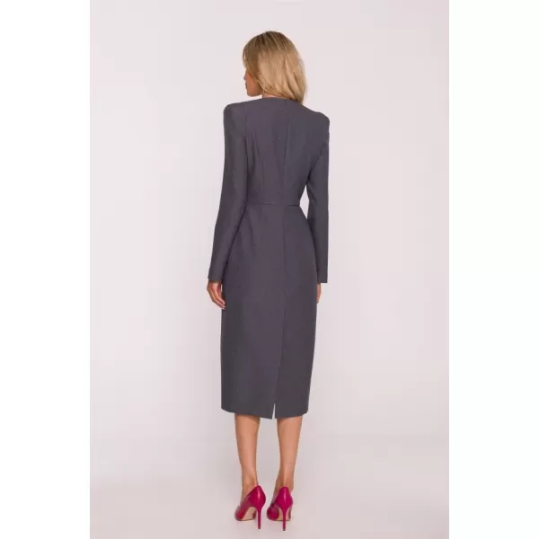 Dámské šaty STYLOVE S412 GREY 