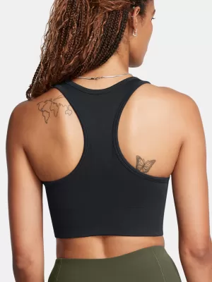 Dámská podprsenka UNDER ARMOUR VANISH SEAMLESS MID BRA 1384419-001 ČERNÁ