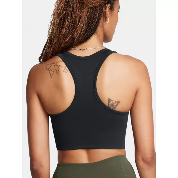  Dámská podprsenka UNDER ARMOUR VANISH SEAMLESS MID BRA 1384419-001 ČERNÁ 