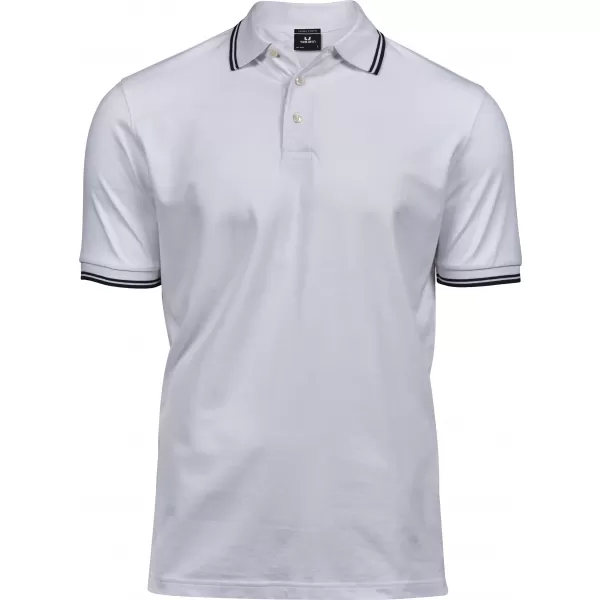  Pánské tričko Tee Jays | TJ 1407 WHITE/NAVY 