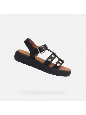 Dámské sandály GEOX CAMALEI G000986 ČERNÁ