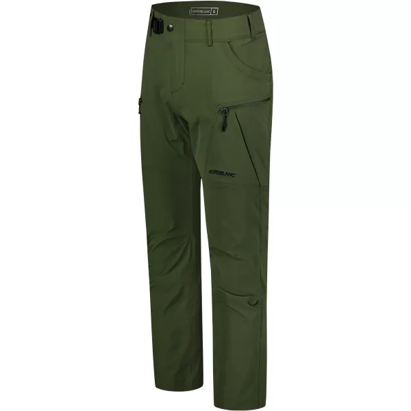  Pánské outdoorové kalhoty NORDBLANC FORGE NBSPM8191 ZELENÝ DEN 