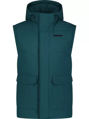 Pánská zimní vesta NORDBLANC NUMINOUS NBWJM8062 TMAVĚ ZELENÁ