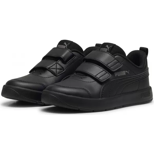  Dětské boty PUMA COURTFLEX V3 V PS 39764201 PUMA BLACK/BLACK/CAST IRON 