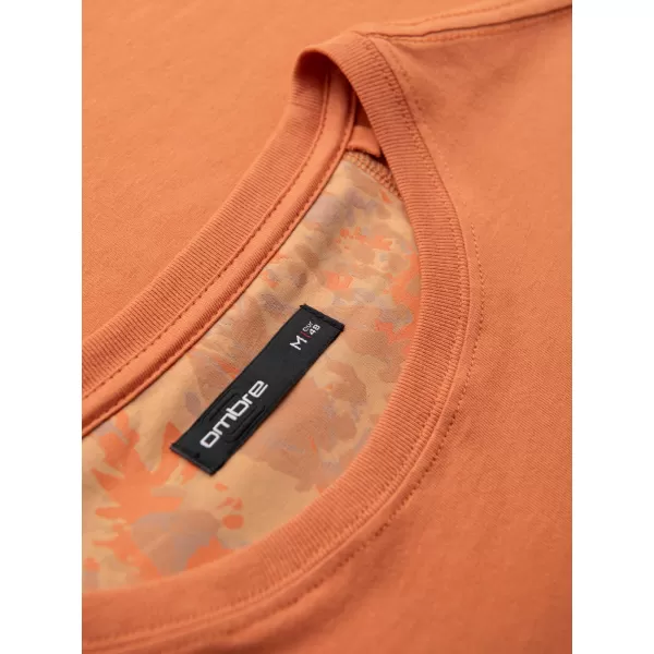  Pánské triko OMBRE OM-TSPT-0227 ORANGE 